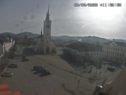 Náměstí, koste sv. Markéty