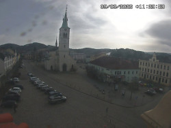 Náměstí, koste sv. Markéty