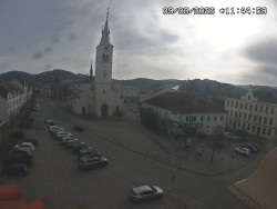 Náměstí, koste sv. Markéty