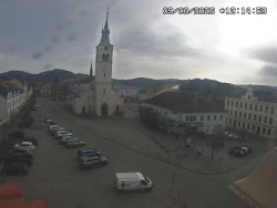 Náměstí, koste sv. Markéty