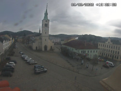 Náměstí, koste sv. Markéty