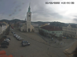 Náměstí, koste sv. Markéty