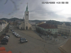 Náměstí, koste sv. Markéty