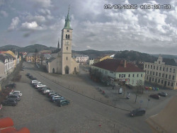 Náměstí, koste sv. Markéty