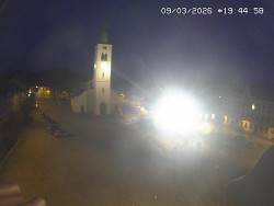 Náměstí, koste sv. Markéty