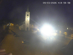 Náměstí, koste sv. Markéty