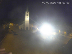 Náměstí, koste sv. Markéty