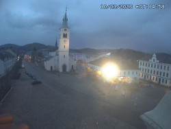 Náměstí, koste sv. Markéty