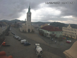 Náměstí, koste sv. Markéty