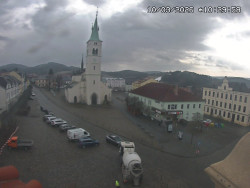 Náměstí, koste sv. Markéty