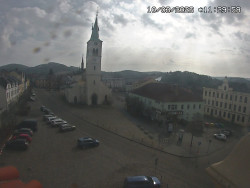 Náměstí, koste sv. Markéty