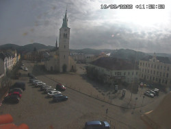 Náměstí, koste sv. Markéty