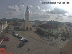 Náměstí, koste sv. Markéty