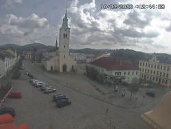 Náměstí, koste sv. Markéty