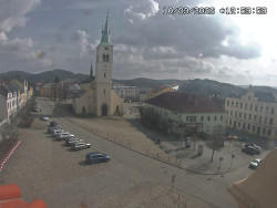 Náměstí, koste sv. Markéty