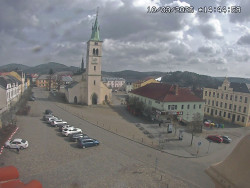 Náměstí, koste sv. Markéty