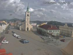 Náměstí, koste sv. Markéty