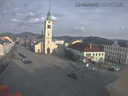 Náměstí, koste sv. Markéty