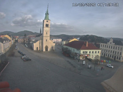 Náměstí, koste sv. Markéty