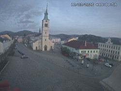 Náměstí, koste sv. Markéty