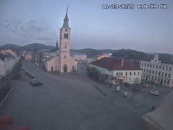 Náměstí, koste sv. Markéty