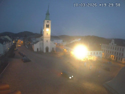 Náměstí, koste sv. Markéty