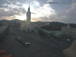 Náměstí, koste sv. Markéty