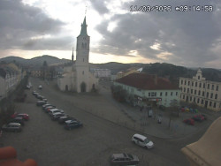 Náměstí, koste sv. Markéty