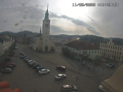 Náměstí, koste sv. Markéty