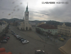 Náměstí, koste sv. Markéty