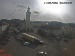 Náměstí, koste sv. Markéty