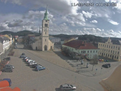 Náměstí, koste sv. Markéty