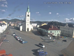 Náměstí, koste sv. Markéty