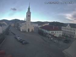 Náměstí, koste sv. Markéty