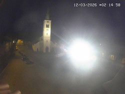 Náměstí, koste sv. Markéty