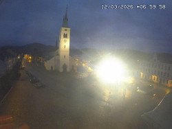 Náměstí, koste sv. Markéty