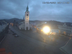 Náměstí, koste sv. Markéty