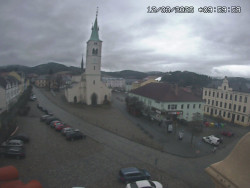 Náměstí, koste sv. Markéty