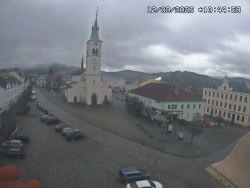 Náměstí, koste sv. Markéty