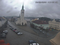 Náměstí, koste sv. Markéty