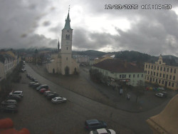 Náměstí, koste sv. Markéty