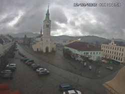 Náměstí, koste sv. Markéty