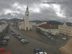 Náměstí, koste sv. Markéty