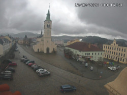 Náměstí, koste sv. Markéty