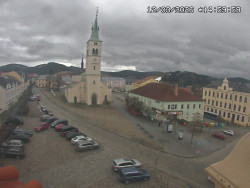 Náměstí, koste sv. Markéty