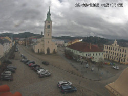 Náměstí, koste sv. Markéty