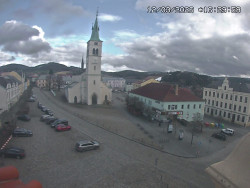 Náměstí, koste sv. Markéty