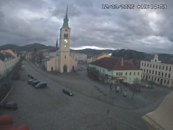 Náměstí, koste sv. Markéty