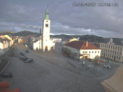 Náměstí, koste sv. Markéty