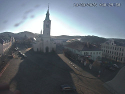 Náměstí, koste sv. Markéty